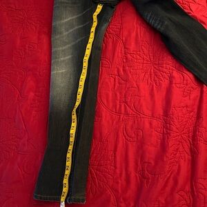 Christian Audigier  Embroidered Spell Out Jeans unisex size28x29